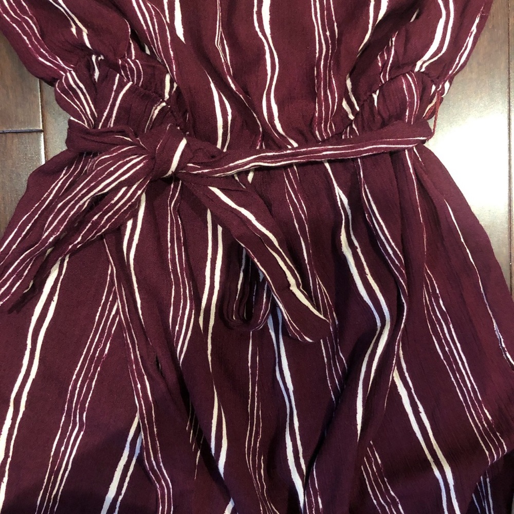 Maroon Romper - Picture 2 of 3